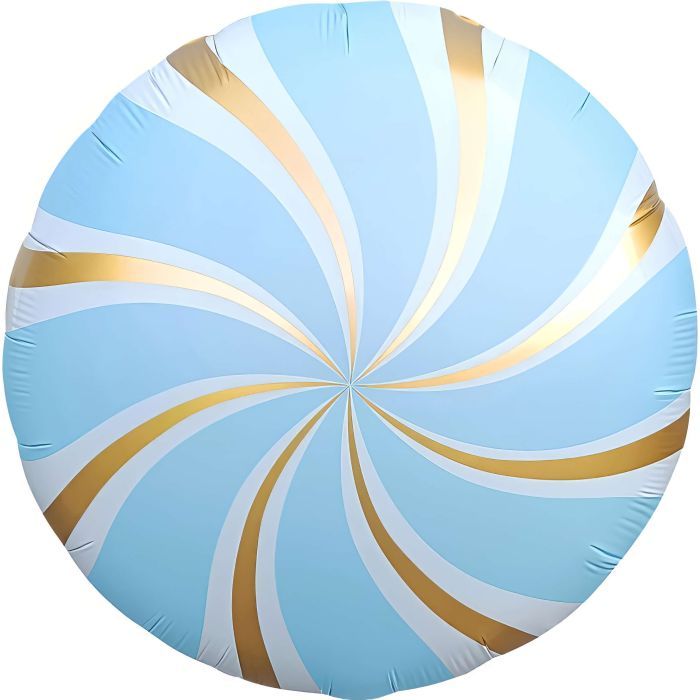 Candy Swirl Pastel Blue · 18"