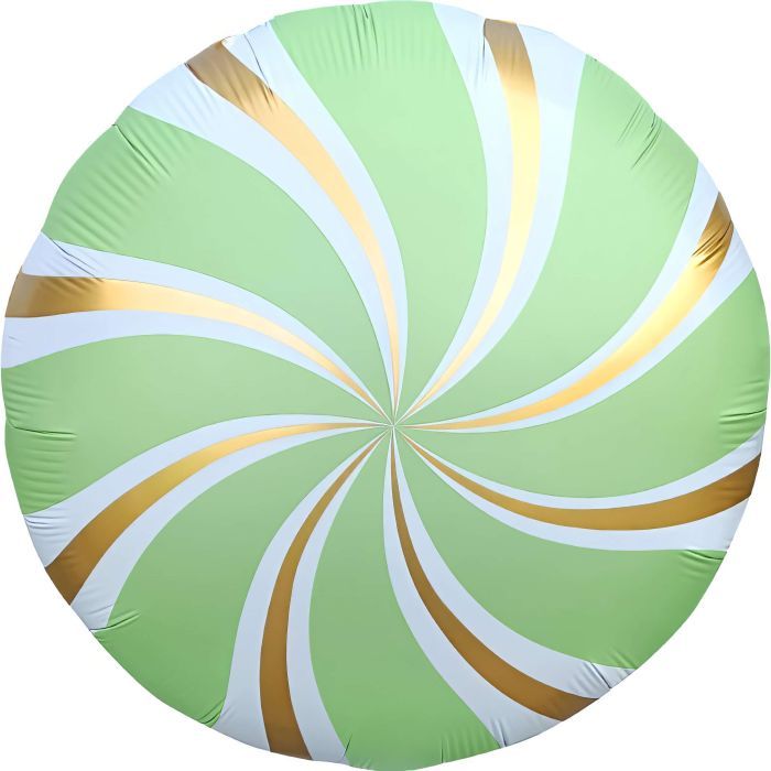 Candy Swirl Pastel Green · 18"