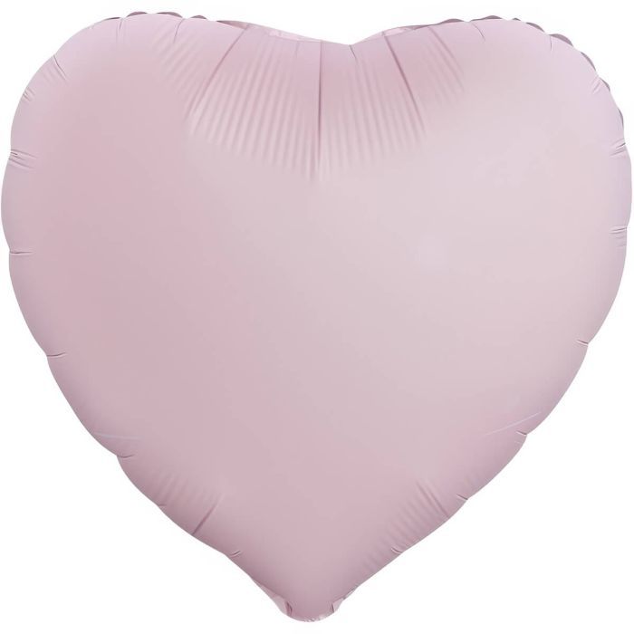 Matte Pink Heart Balloon · 18"