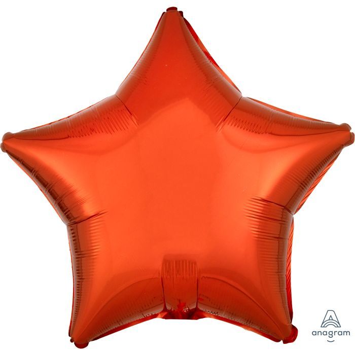 Metallic Orange Star · 18"