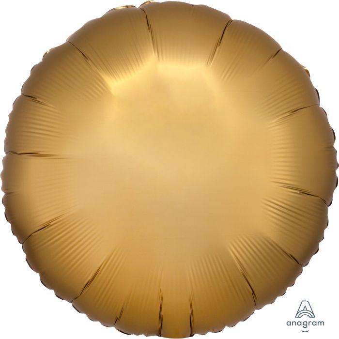 Satin Luxe Gold Circle · 18"