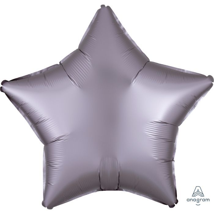 Satin Luxe Greige Star · 18"