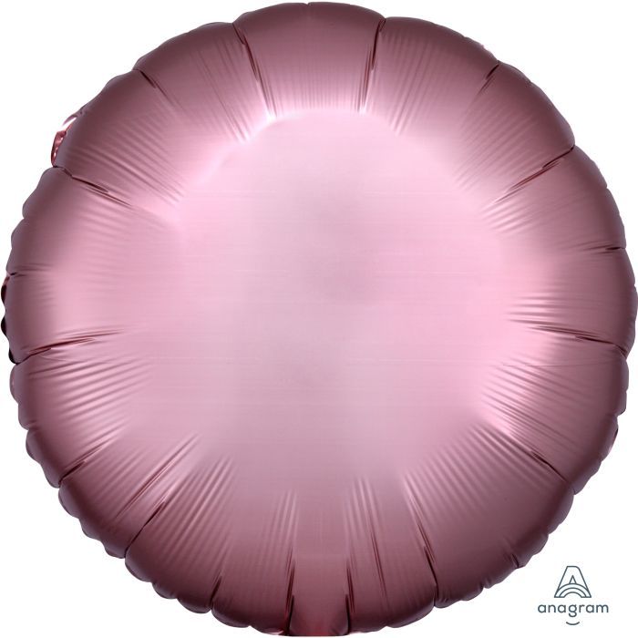 Satin Luxe Rose Copper Circle · 18"