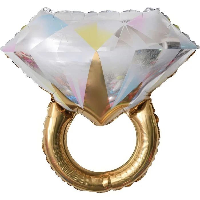 Diamond Wedding Ring Gold · 26"