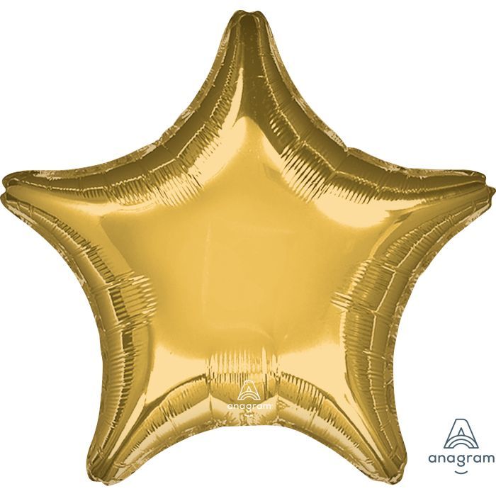 Metallic Gold Star · 28"