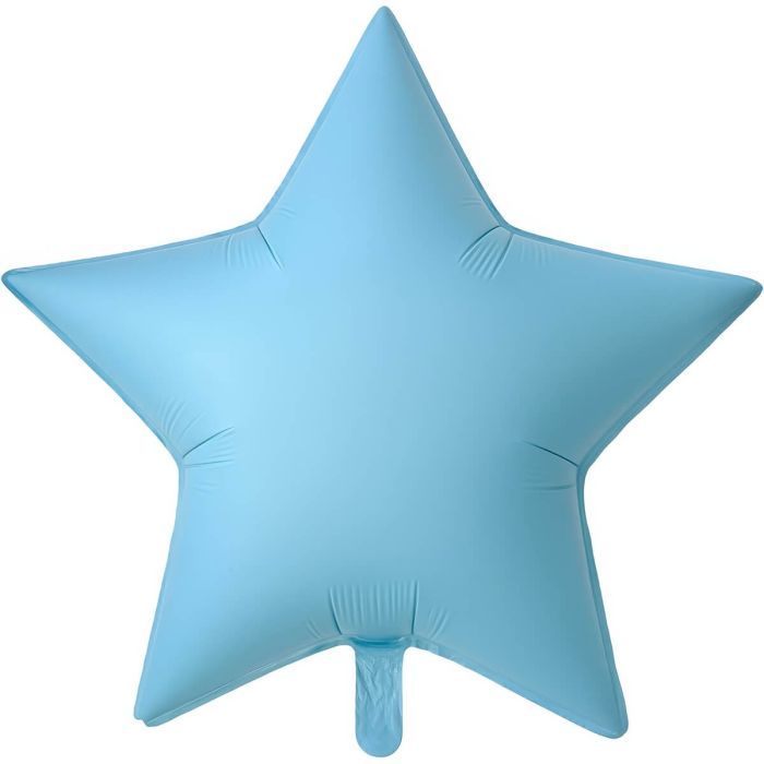 Matte Blue Star Balloon · 30"