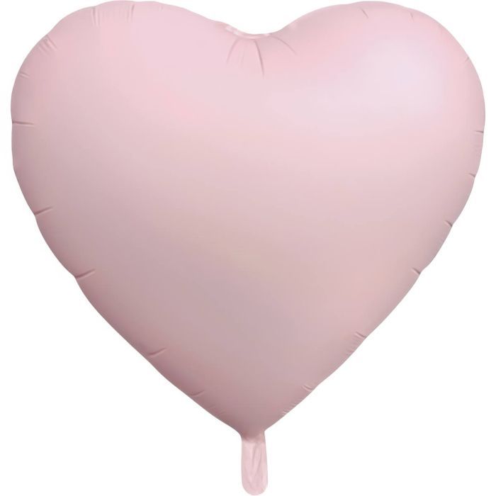 Matte Pink Heart Balloon · 30"