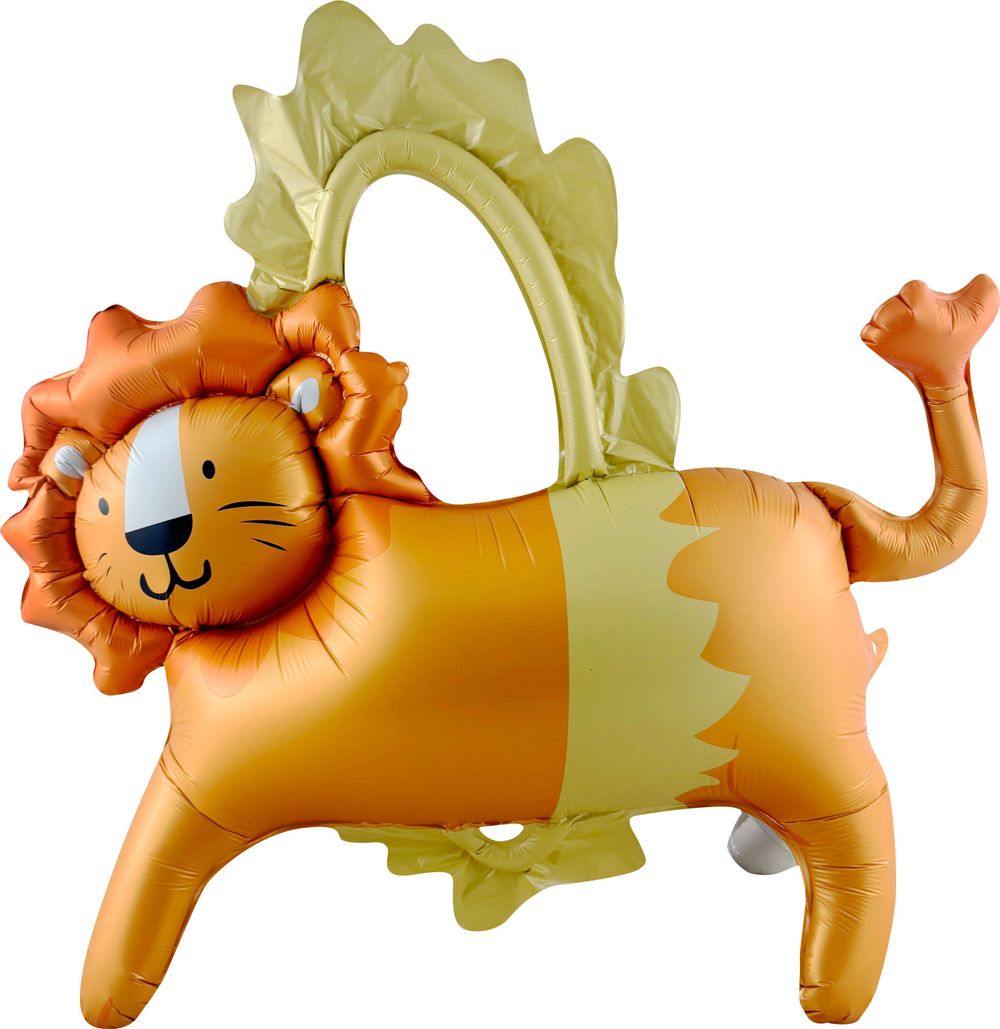 Standing Matte Circus Lion · 34"