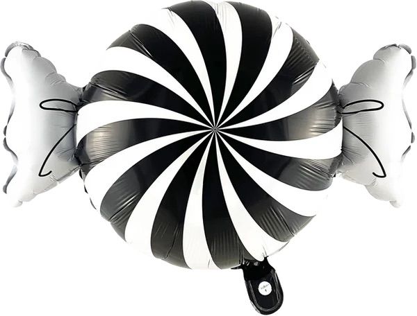 Candy Striped Black/White