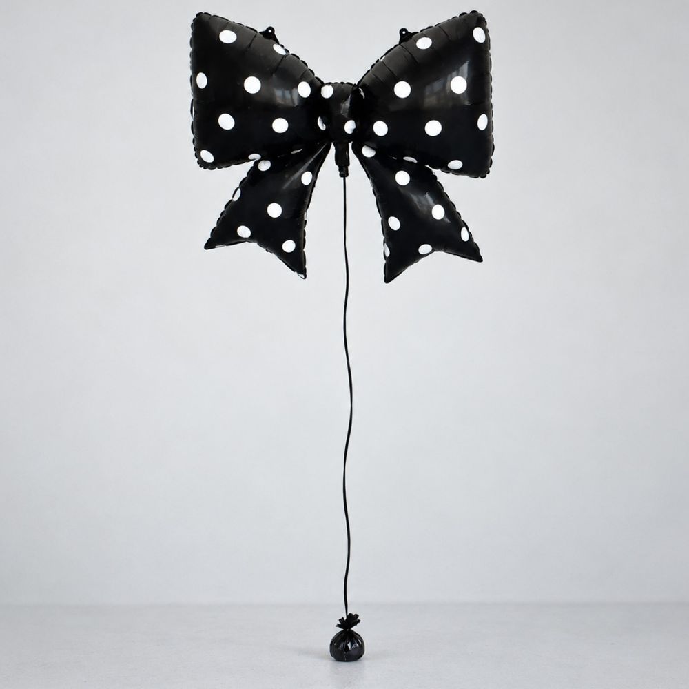 Polka Dot Bow 39"