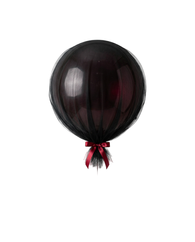 Black Tulle 20″